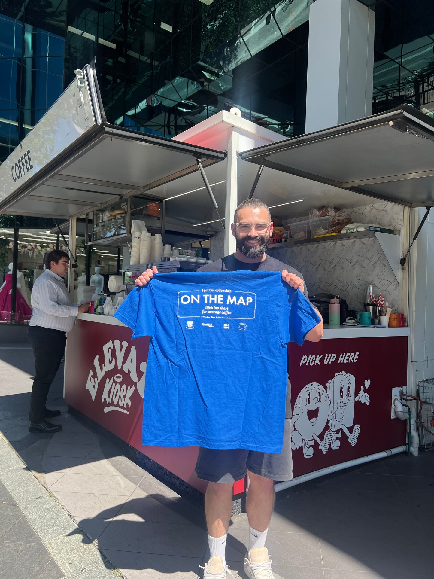 On The Map - Spro Bros X Breakfast Shirts (Blue)