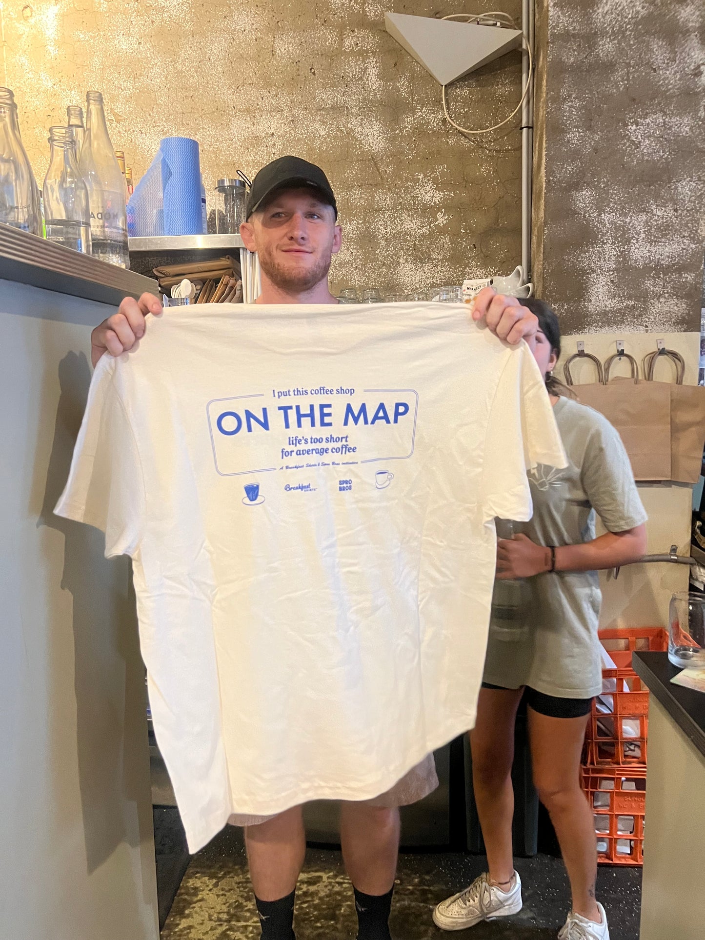 On The Map - Spro Bros X Breakfast Shirts (Cream)