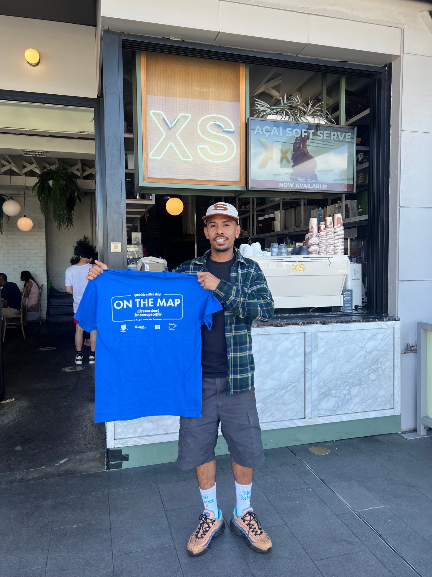 On The Map - Spro Bros X Breakfast Shirts (Blue)