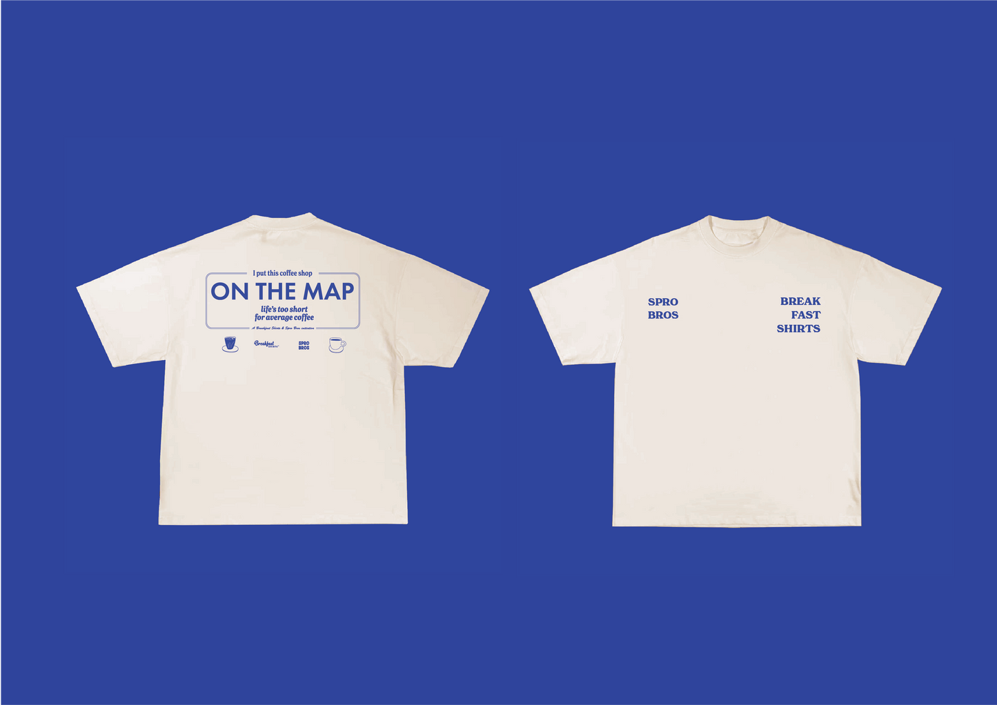 On The Map - Spro Bros X Breakfast Shirts (Cream)